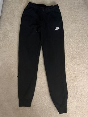 Black nike jogger sweat pants Size XS